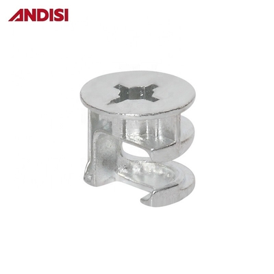 Otros muebles de hardware Cerradura de cámara para gabinete Accesorios de desmontaje D15mm Cerradura excéntrica