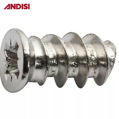 11 mm/13 mm zincado con cabeza plana de madera contrafundido Pozi Drive Confirmado Muebles Euro tornillo