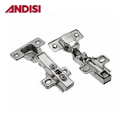 Clip-on de tipo de metal bisagras de cierre suave para el espesor de la puerta de 14-24 mm y el tamaño del panel de 3-7 mm