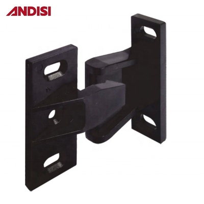 Accesorios de conexión rápida de plástico de acabado negro para ensamblaje fácil de gabinetes de oficina