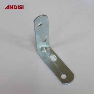 Brackets de ángulo recto de hierro para muebles de madera, brackets de esquina de metal de 2 mm de espesor