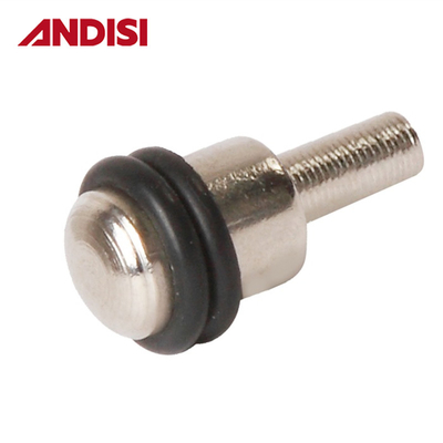 Cabinet de acero anillo de goma de cristal de estantería soporte 5mm Stud soporte de soporte de estantería pin