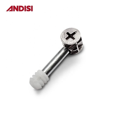 Embalaje de correo 3-IN-1 Conexión de gabinete de madera Cam Lock Nut y cerrojo MINI FIX