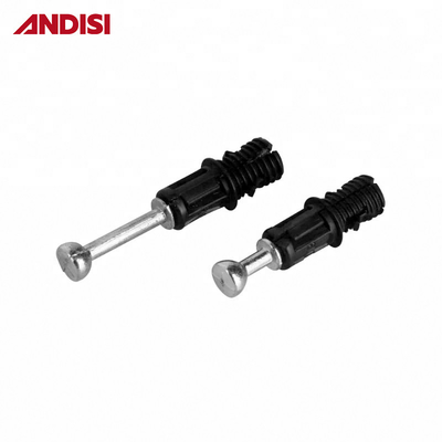 Muebles de acero y plástico de conexión de tornillos Mini Fix M8/10