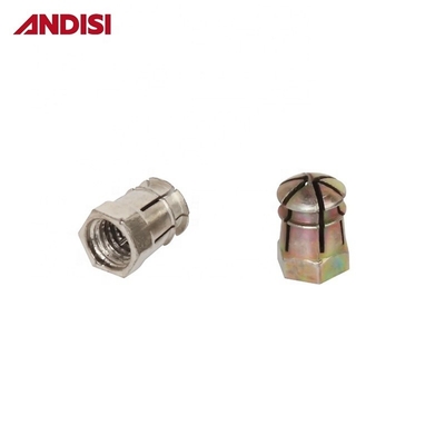 Inicio Muebles de oficina Conexión Mini Fix M6x13 Nut Cerrojo de zinc de aleación de madera Insert Nut