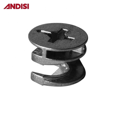 Otros muebles de hardware Cerradura de cámara para gabinete Accesorios de desmontaje D15mm Cerradura excéntrica