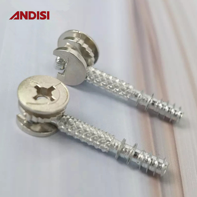 Otros muebles de hardware Cerradura de cámara para gabinete Accesorios de desmontaje D15mm Cerradura excéntrica