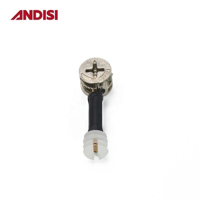 Mini Fijación de muebles de plástico Dowel tornillo de conexión para el diseño moderno y más