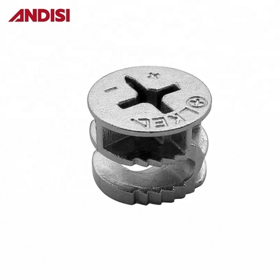 Diseño moderno gabinete de oficina para el hogar conexión de aleación de zinc accesorios KD Mini IFX Excentric Cam Lock para muebles