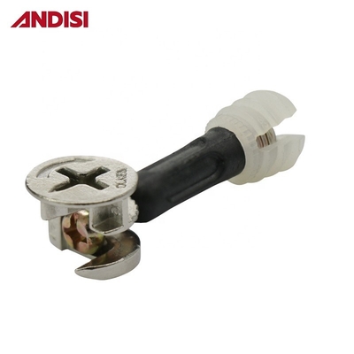 Diseño moderno gabinete de oficina para el hogar conexión de aleación de zinc accesorios KD Mini IFX Excentric Cam Lock para muebles