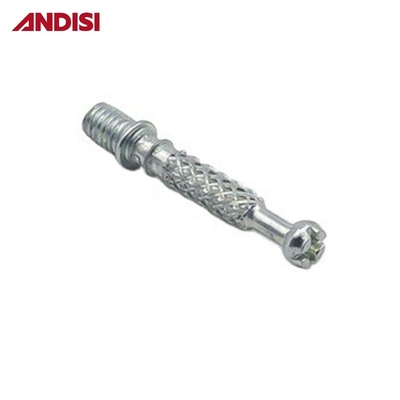 Diseño tradicional de muebles de fijación de mini fijación de metal excéntrico de tornillo de la camilla sujetadores Dowel