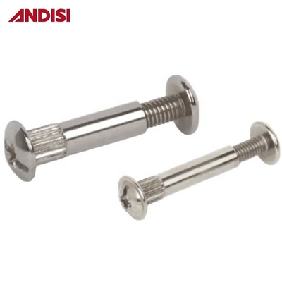 Conexión segura de los muebles con tornillos de conexión de muebles y tornillo de combinación