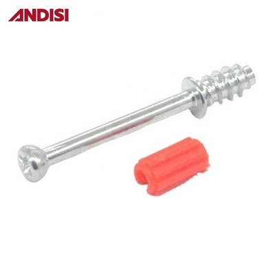 7.3mm Diámetro de los muebles de conexión de pernos para madera utilizando Mini Fix Excentric tornillo