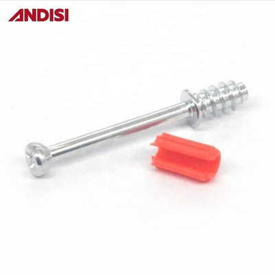 7.3mm Diámetro de los muebles de conexión de pernos para madera utilizando Mini Fix Excentric tornillo