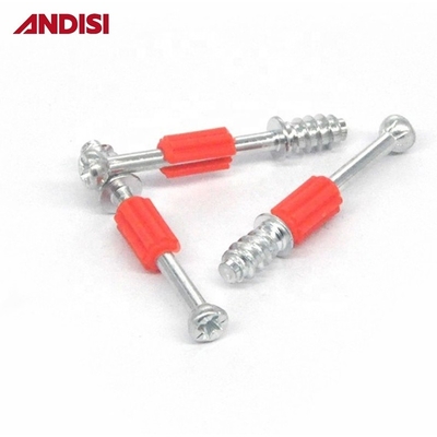 7.3mm Diámetro de los muebles de conexión de pernos para madera utilizando Mini Fix Excentric tornillo