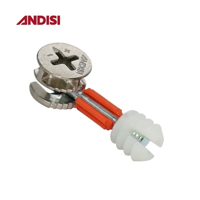 7.3mm Diámetro de los muebles de conexión de pernos para madera utilizando Mini Fix Excentric tornillo