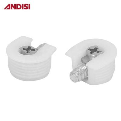 Cabinet de muebles de madera Conector Rafix 2 en 1 Conector de unión excéntrica de plástico