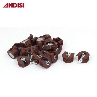 Cabinet de muebles de madera Conector Rafix 2 en 1 Conector de unión excéntrica de plástico