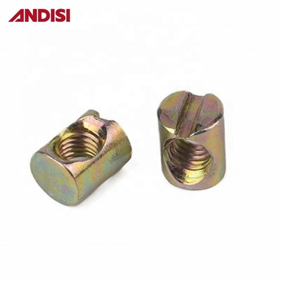 M6 M8 Cross Phillips Drive Slot Countersunk Barrel Nut para muebles y accesorios Hardware