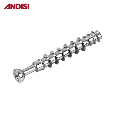 Estilo de diseño tradicional ANDISI Muebles gabinete de hardware Conexión de la cámara Dowel Cerradura de la cámara Mini tornillo fijo