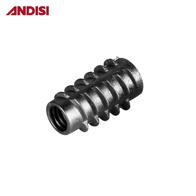 Sala de estar Dispositivo hexadecimal de aleación de zinc Conexión Mini Fija Cam Cerradura Nueces Muebles de madera roscados Nuts de inserción M6 M8