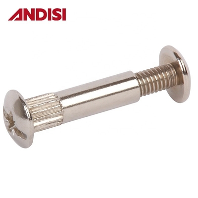 M6 Conector de muebles con conector de junta de tornillo Combinación de pernos y tuercas