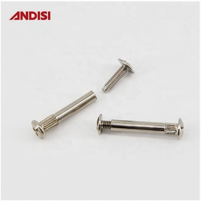 M6 Conector de muebles con conector de junta de tornillo Combinación de pernos y tuercas