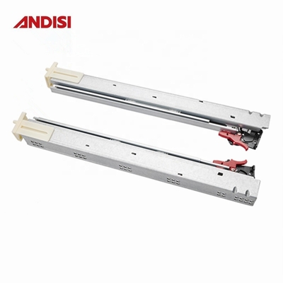 500 mm de acero laminado en frío suave cerrado bajo el montaje del cajón del deslizador para muebles de tipo americano