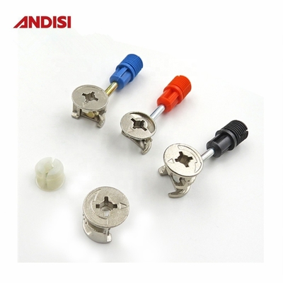 Mini Fijación de Dowel Fijación de aleación de zinc Excentric Cam para muebles Conectando 3 en 1 perno