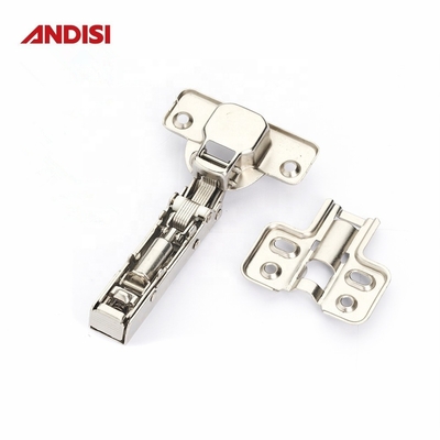 Clip-on de tipo de metal bisagras de cierre suave para el espesor de la puerta de 14-24 mm y el tamaño del panel de 3-7 mm