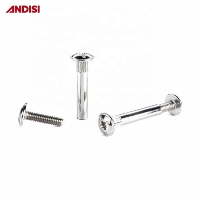 Círculo de combinación estilo de diseño moderno M4 conector de unión de conector de conexión perno y tuercas
