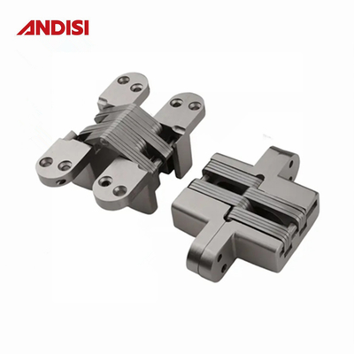 Zinc Alloy Pivot Hidden Butt Cross Tipo Especial Eje Invisible para el mercado de muebles