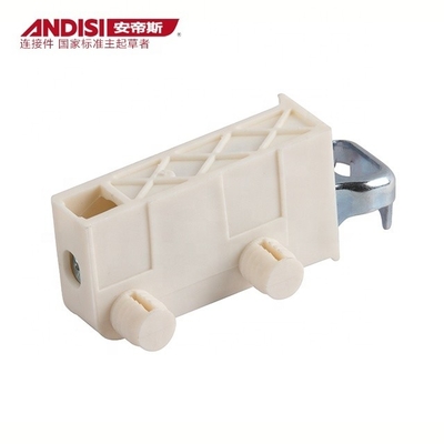 Colgador de pared de gabinete de plástico práctico para almacenar accesorios de cocina y baño