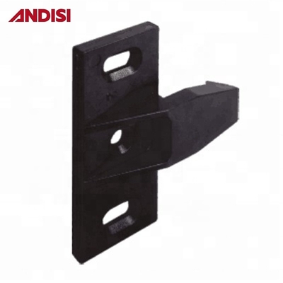 Accesorios de conexión rápida de plástico de acabado negro para ensamblaje fácil de gabinetes de oficina