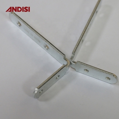 Muebles de madera soporte de conector en forma de L con material de hierro y tamaño 39.5x39.5x13mm