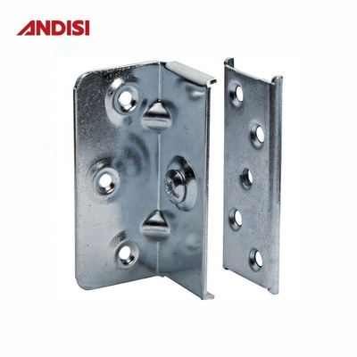 Accesorios para camas de madera Conector de esquina de montaje Brackets de tren de cama de material de hierro