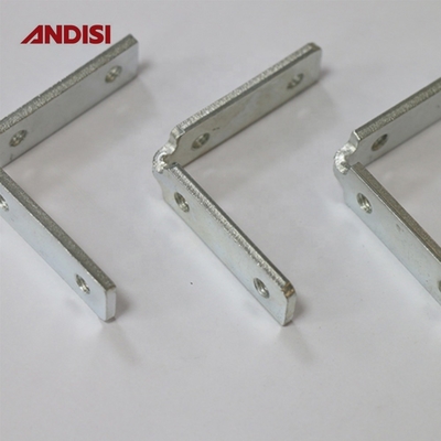 Cabinete de madera de ángulo recto de la esquina soporte con rosca de tornillo zincado material de hierro