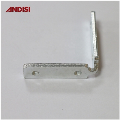 Cabinete de madera de ángulo recto de la esquina soporte con rosca de tornillo zincado material de hierro