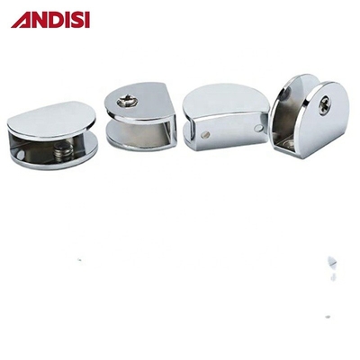 Clampada de soporte de estante de cristal de aleación de zinc ajustable tamaño FA21 11 * 35mm para cocina