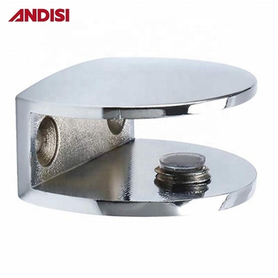Clampada de soporte de estante de cristal de aleación de zinc ajustable tamaño FA21 11 * 35mm para cocina