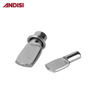 Conectores metálicos recubiertos de latón Estante soportes de pernos de rodillo Bracket Estante de pernos 5mm 7mm Embalaje de correo