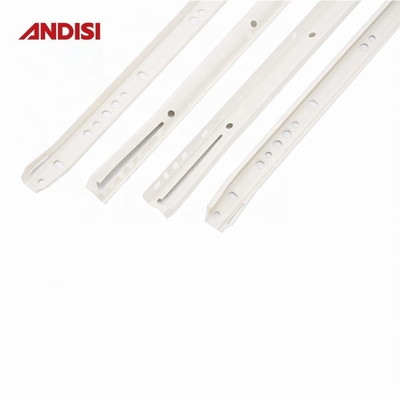 FGV Slide Rollers y ruedas de cajones en nylon recubierto de polvo blanco para cajones duraderos