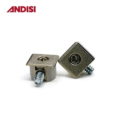Muebles de gabinete Conectores de articulaciones de plástico M6 tornillos Soportes de estantes para el embalaje del correo