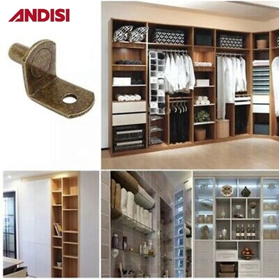 Cabinet Metal Acero Muebles en forma de L Estante conjunto soporte de soporte con 6 mm de diámetro