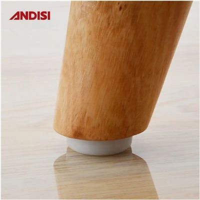 Muebles Protector de piernas de pie Uñas de deslizamiento para la mesa Estilo de diseño moderno acabado blanco