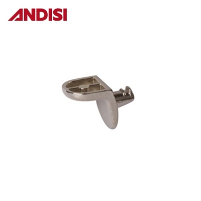 Pín de apoyo de 5 mm resistente para la unión de muebles en forma de L en hierro fundido y tablero de partículas