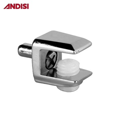 Clamparas de clips de cristal con acabado cromado