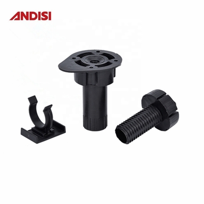 Piernas de nivelación de mesa ajustables Piernas de plástico para muebles de cocina