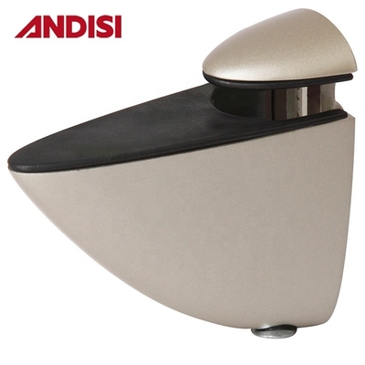 Accesorios para muebles y accesorios para equipos de vidrio, pinza de soporte de vidrio para estanterías de vidrio ajustables
