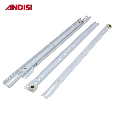 Carril deslizante de cajones de FGV para muebles modernos Capacidad de carga de 15 kg Marrón blanco o negro